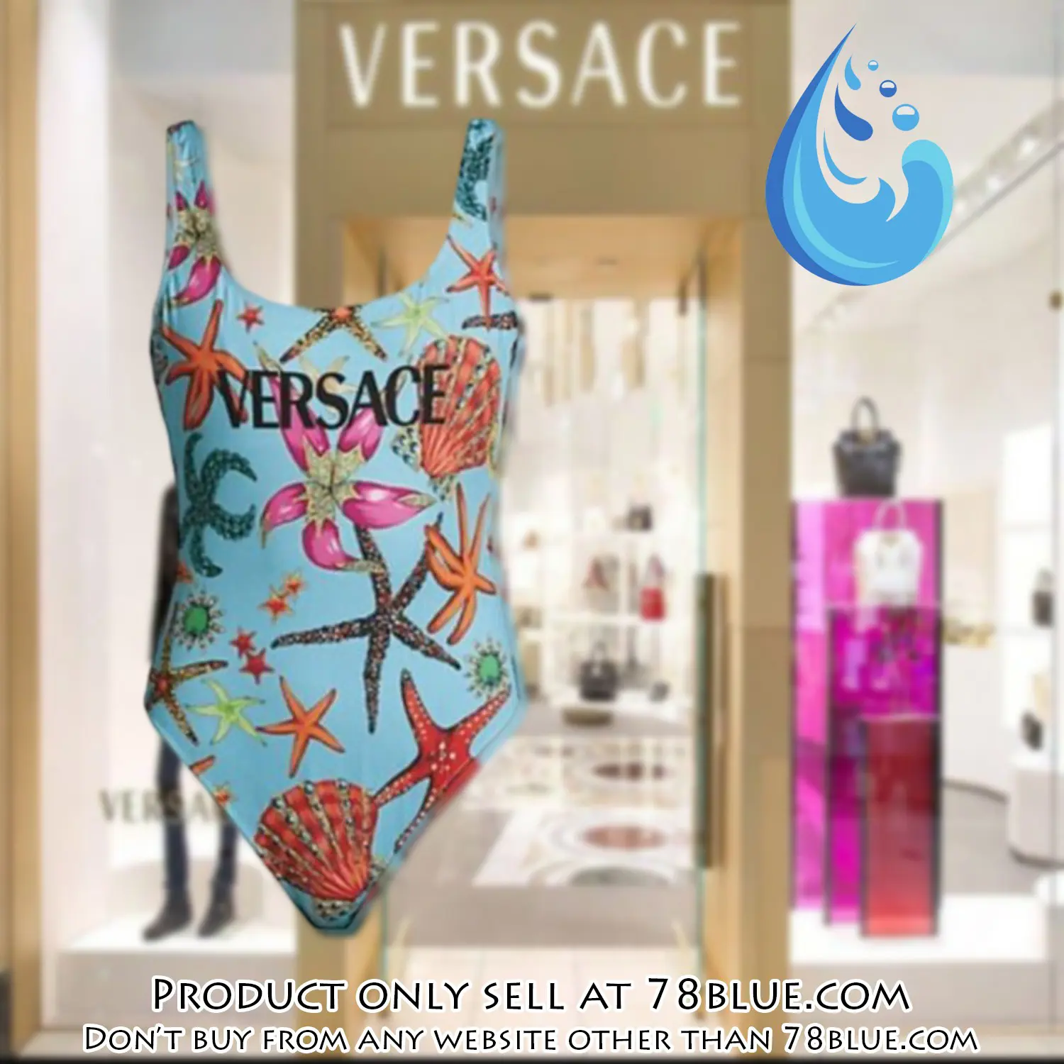 Versace swimwear beachwear one piece swimsuit osw1078 78b2012797